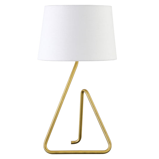 Brass Table Lamp w/ Shade