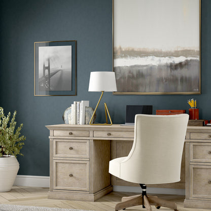 Brass Table Lamp w/ Shade
