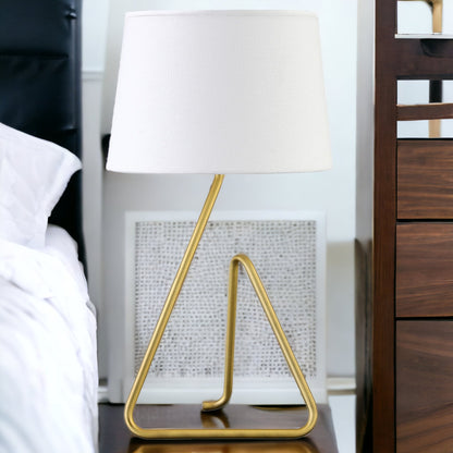 Brass Table Lamp w/ Shade