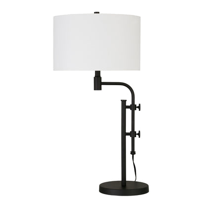 Black Adjustable Table Lamp w/ Shade