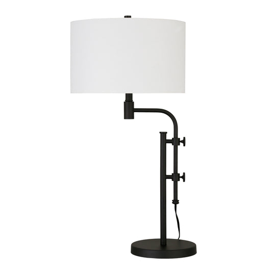Black Adjustable Table Lamp w/ Shade
