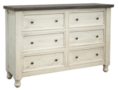 Black MDF 5-Drawer Standard Chest