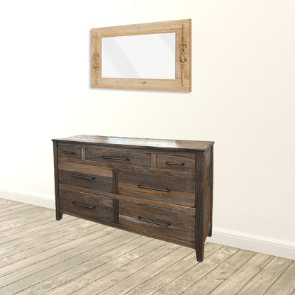 Black 6-Drawer Double Dresser