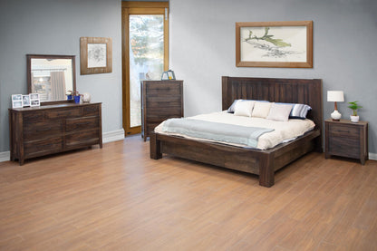 Black 6-Drawer Double Dresser