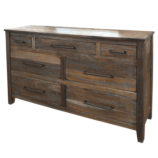 Black 6-Drawer Double Dresser
