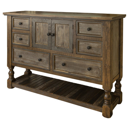 Dark Aged Oak Dresser Or TV Stand