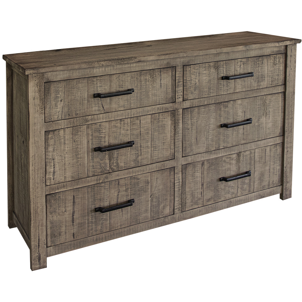 Brown MDF 3-Drawer Dresser