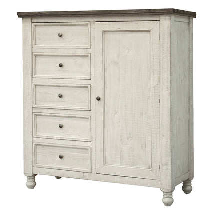 Minimalist White 6 Drawer Dresser