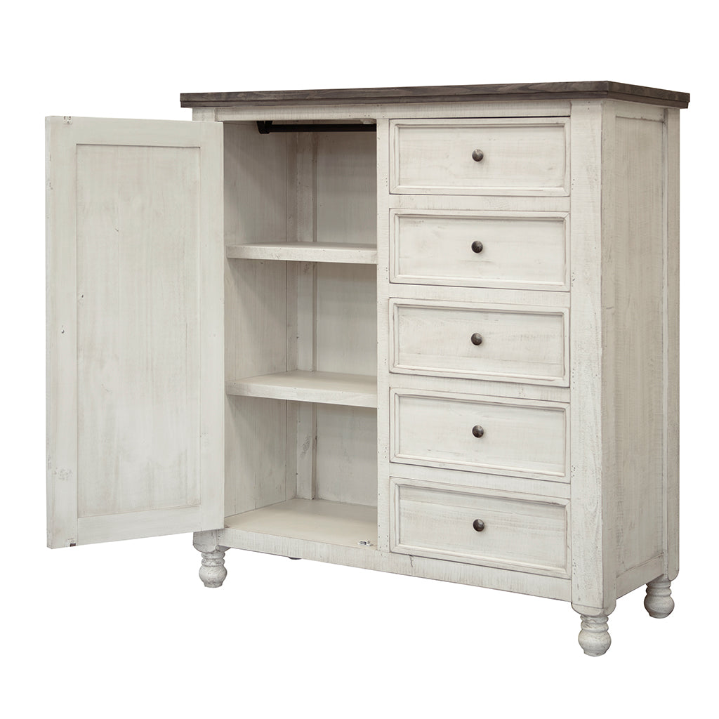 Minimalist White 6 Drawer Dresser