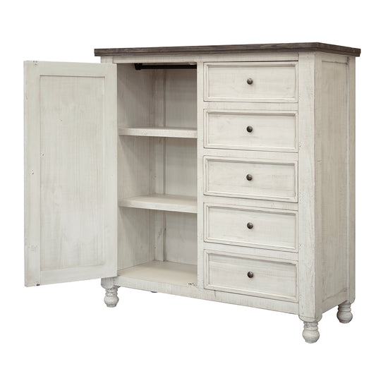 Minimalist White 6 Drawer Dresser
