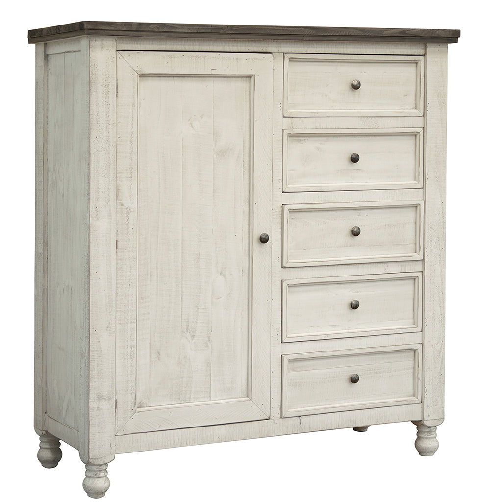 Minimalist White 6 Drawer Dresser