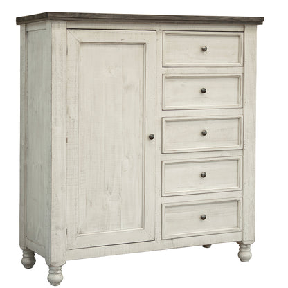 Minimalist White 6 Drawer Dresser