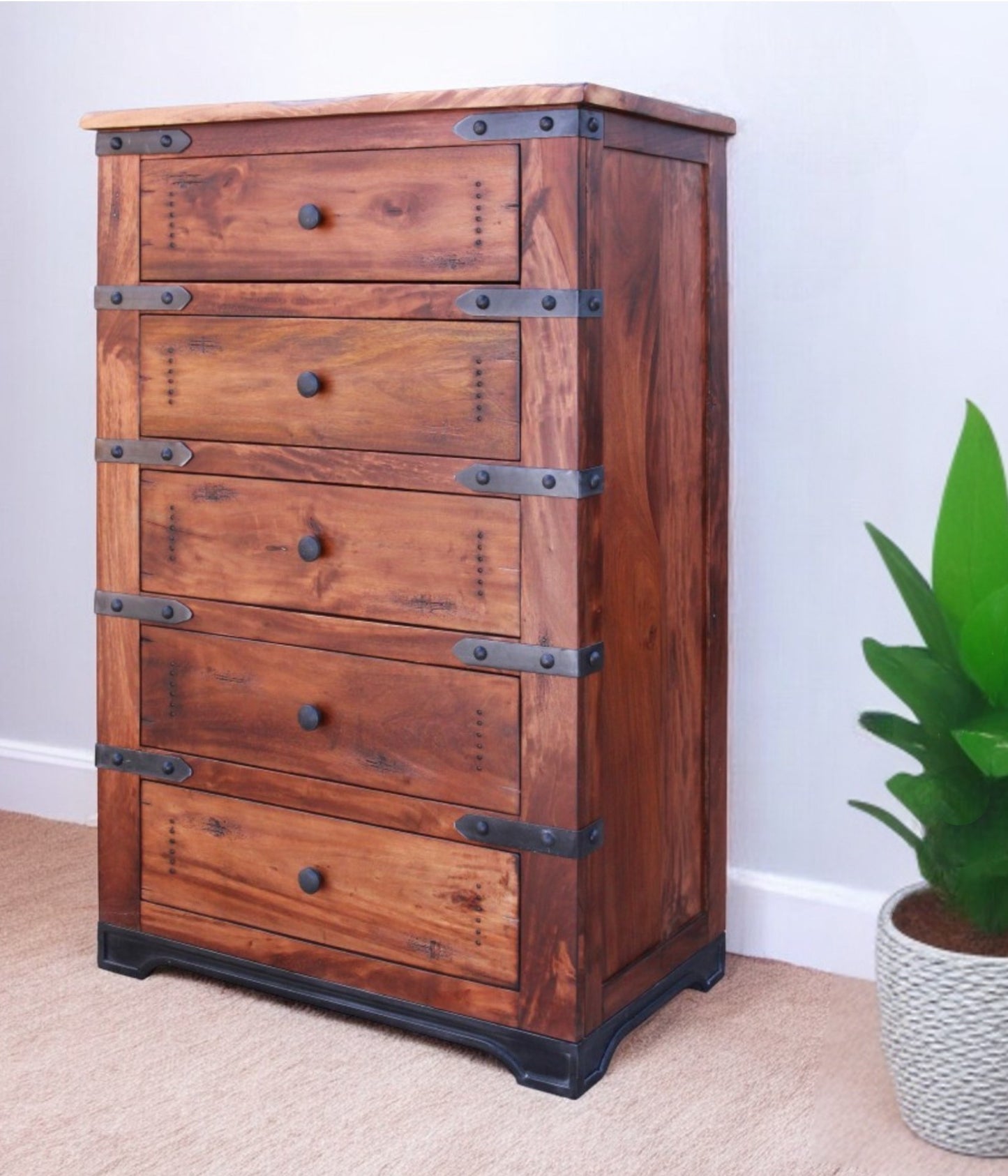 Grey Lacquer Mdf Steel And Veneer Dresser