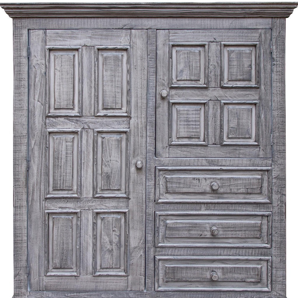 White 6-Drawer Double Dresser