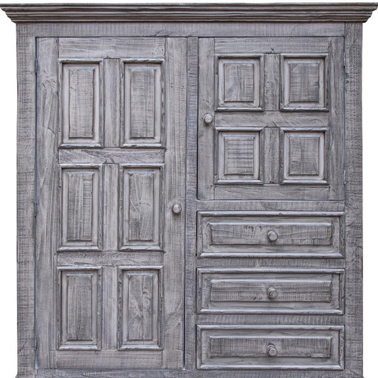 White 6-Drawer Double Dresser
