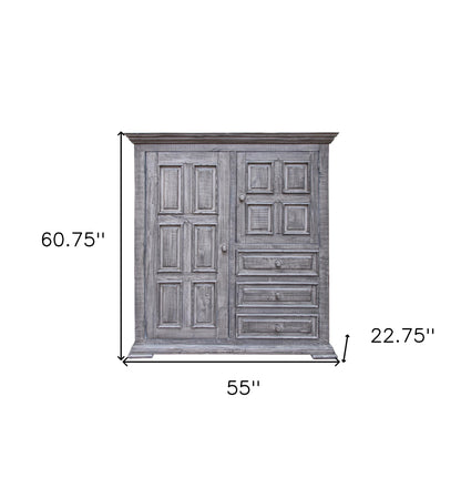 White 6-Drawer Double Dresser