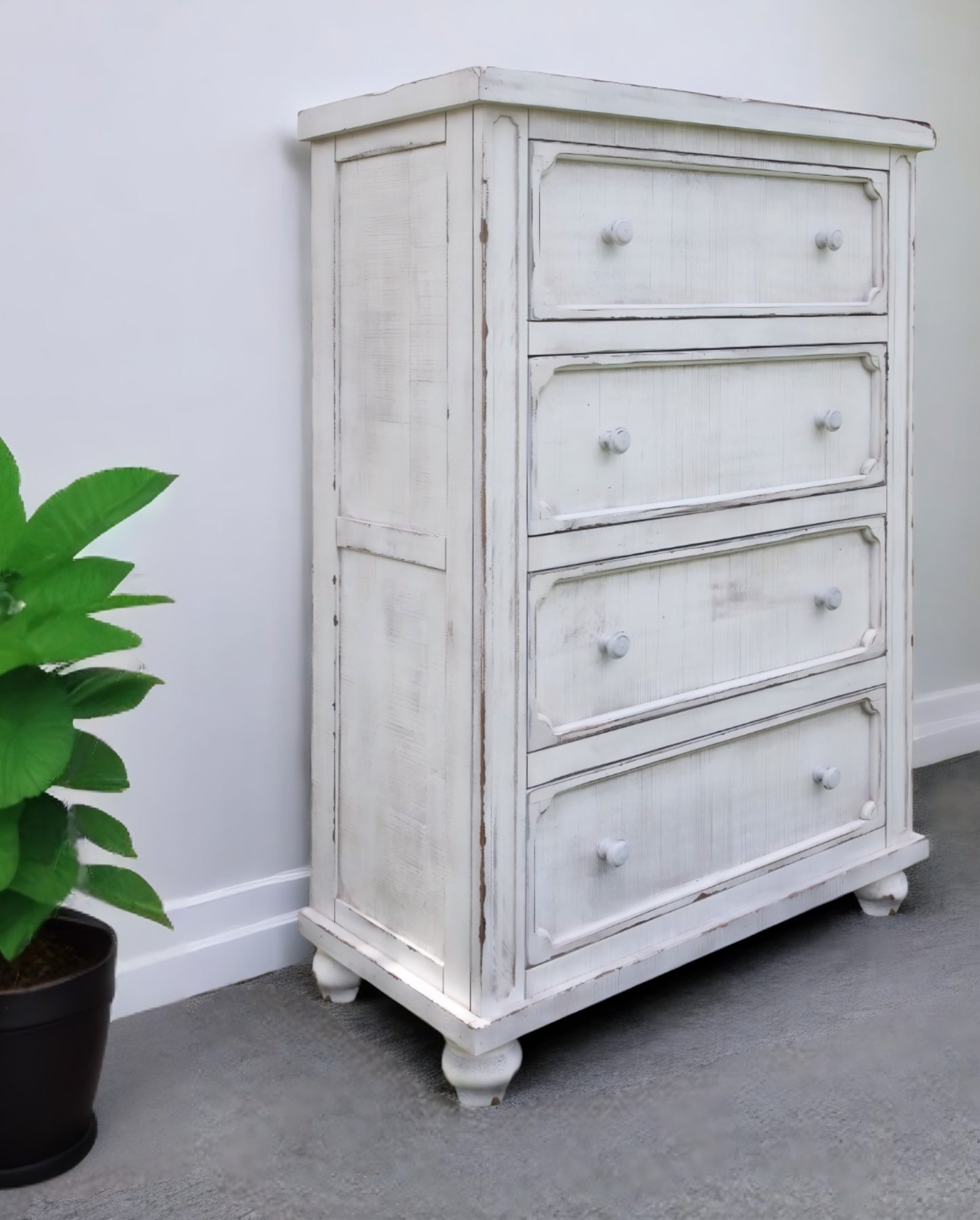 Gray 3-Drawer Double Dresser