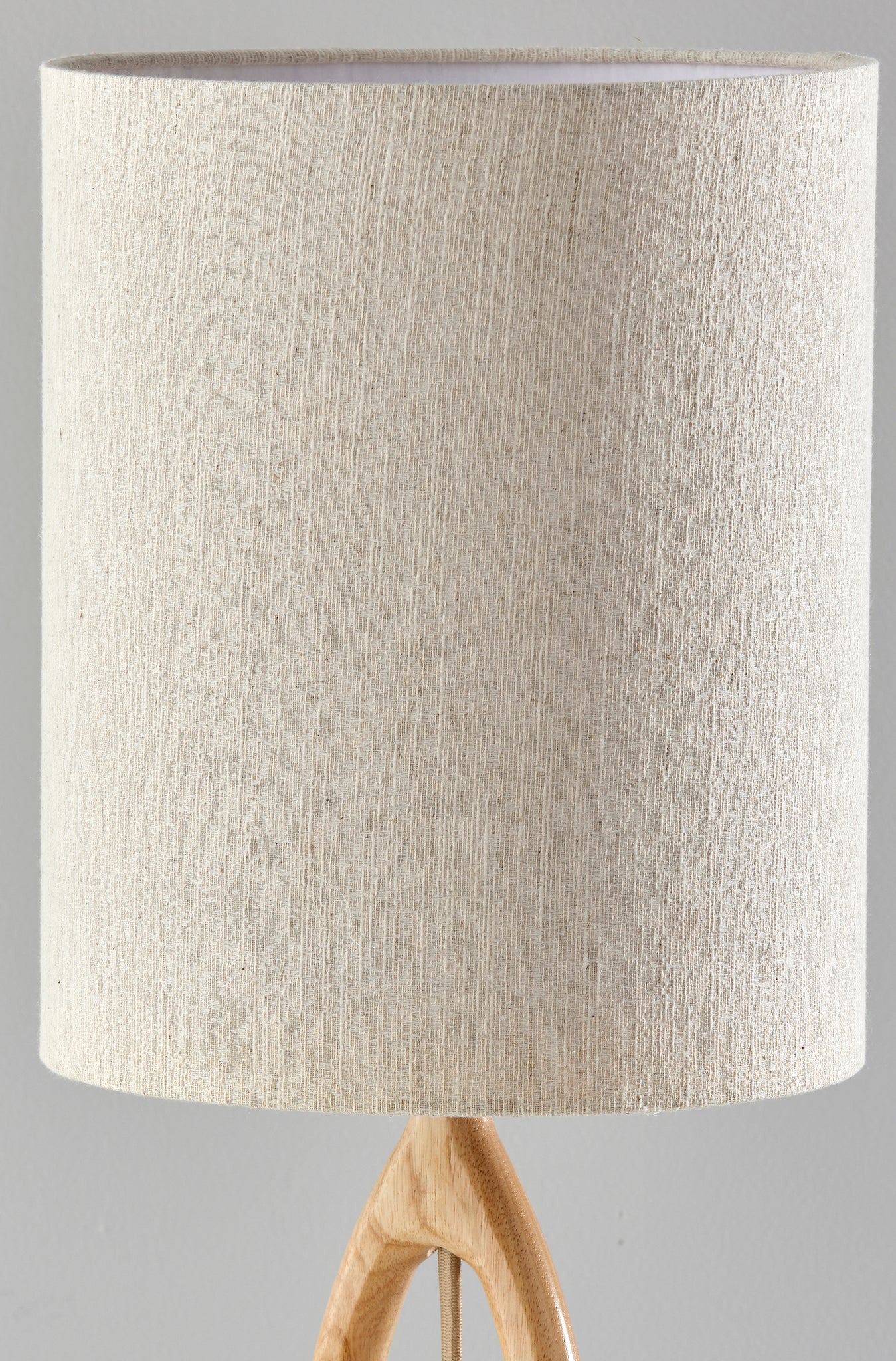 Natural Solid Wood Table Lamp w/ Shade