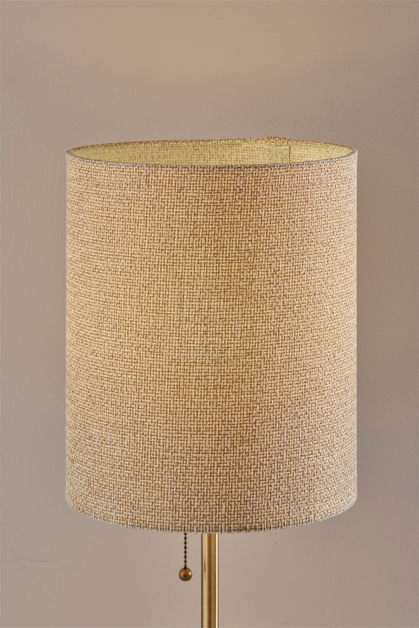 Black & Gold Marble & Table Lamp w/ Shade