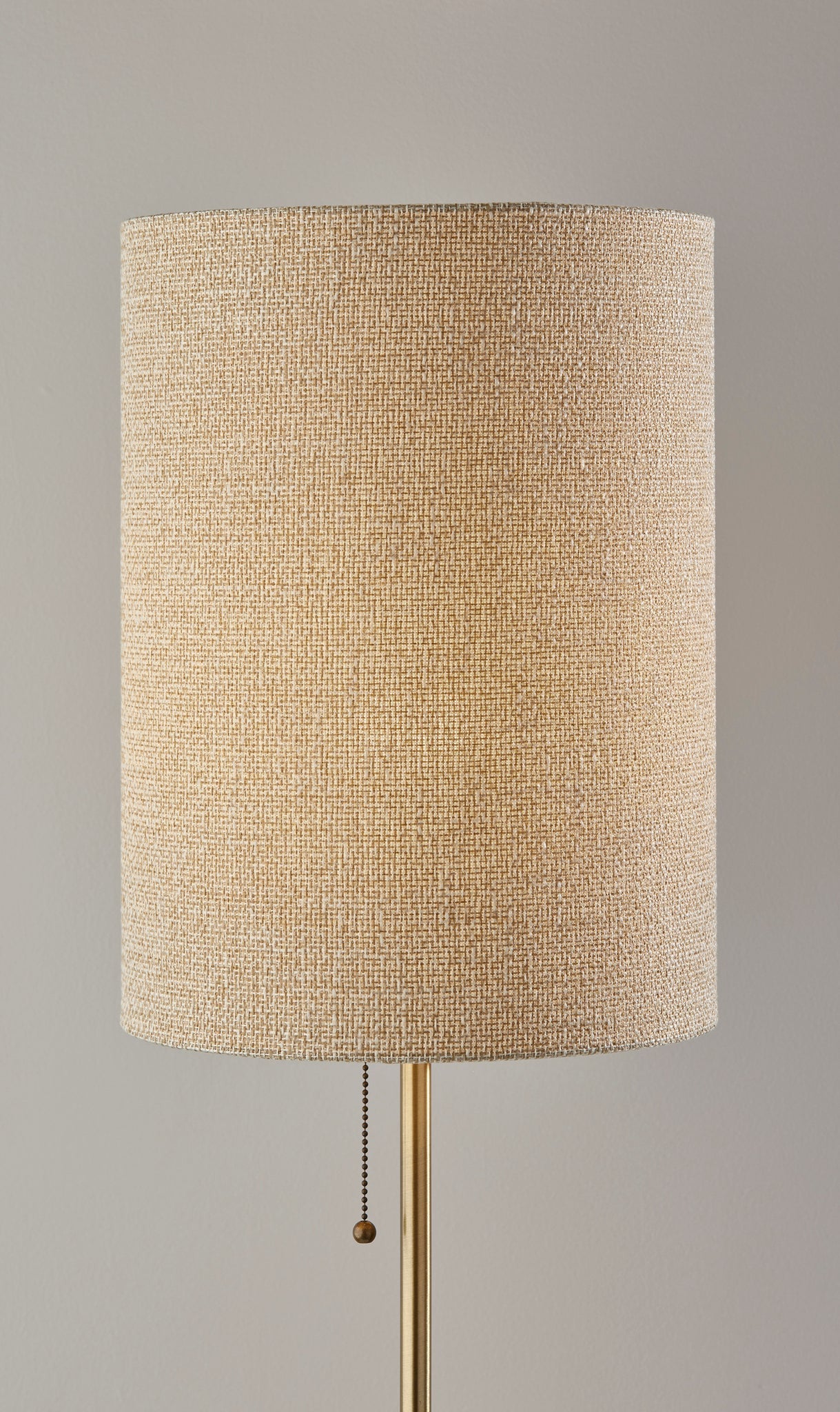 Black & Gold Marble & Table Lamp w/ Shade
