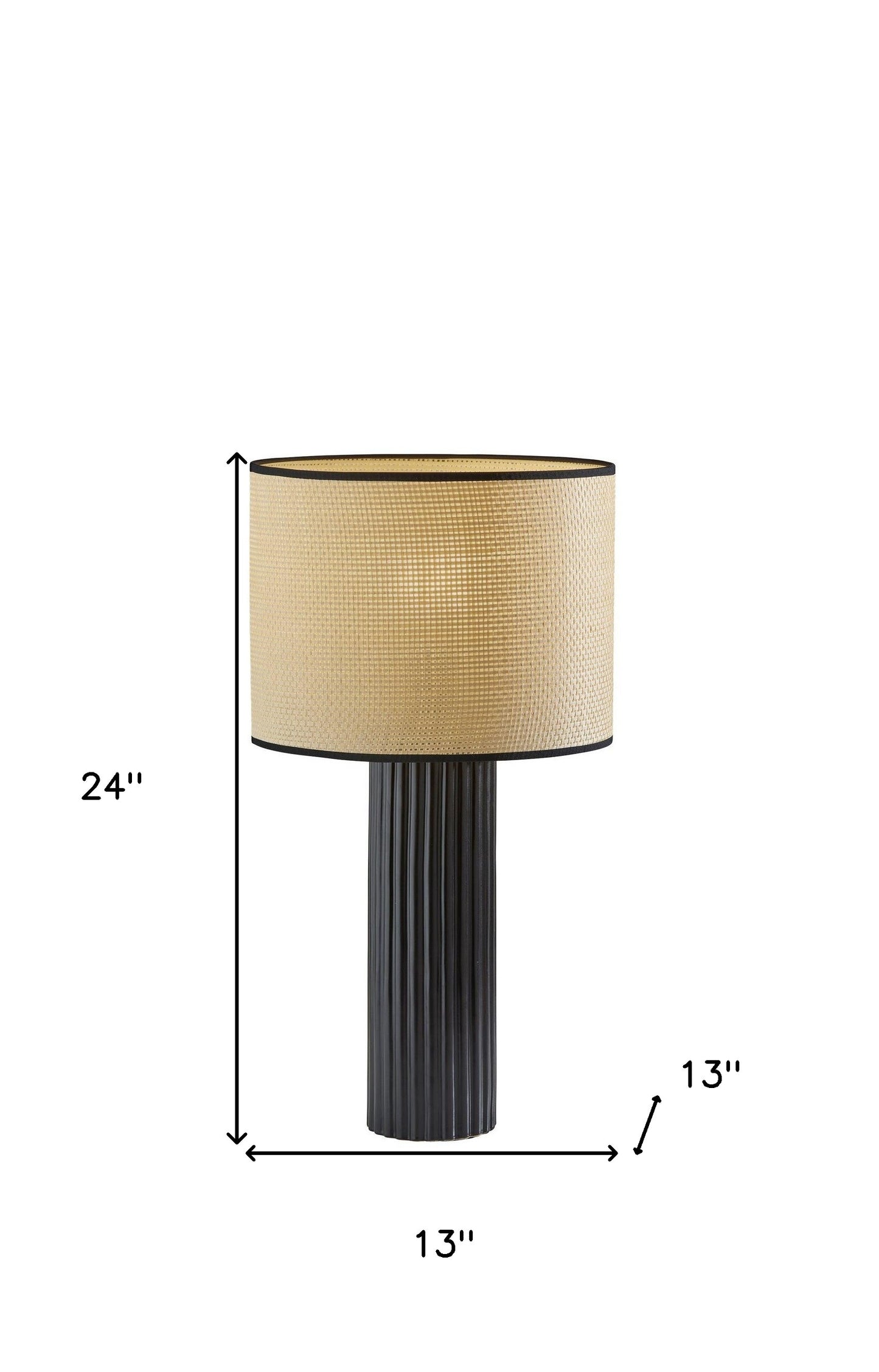 Black Table Lamp w/ Shade
