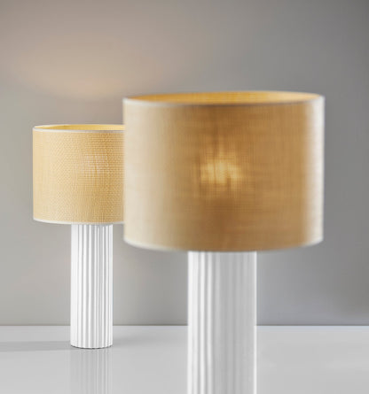 White Table Lamp w/ Shade