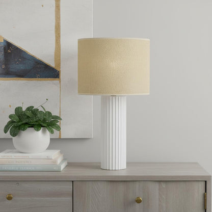 White Table Lamp w/ Shade