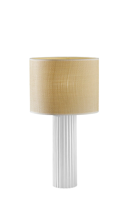 White Table Lamp w/ Shade