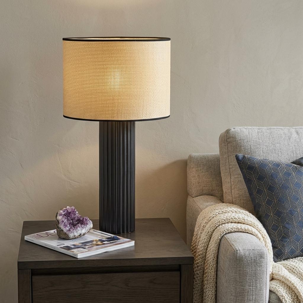 Black Table Lamp w/ Shade
