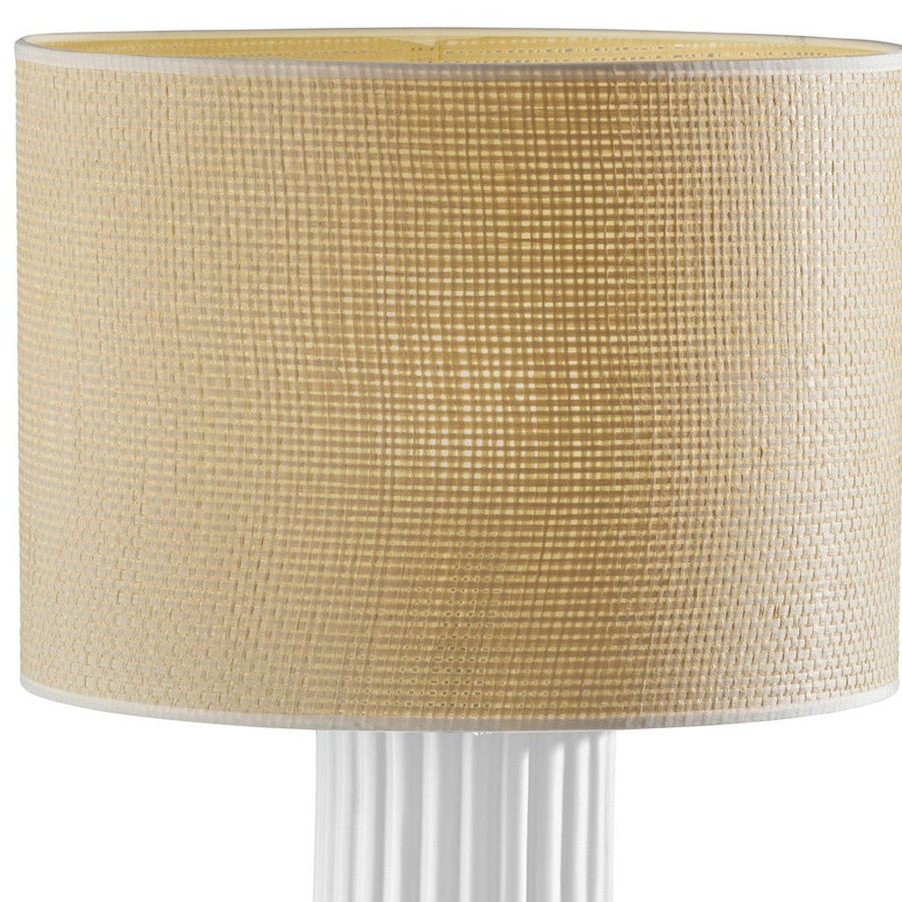 White Table Lamp w/ Shade