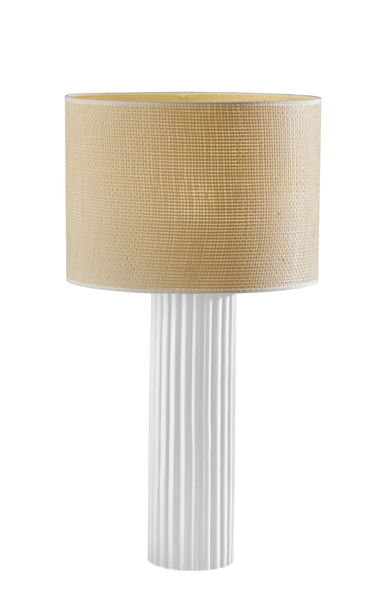 White Table Lamp w/ Shade