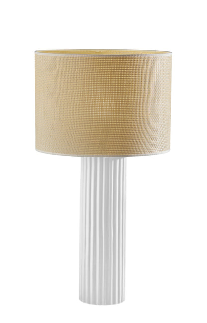 White Table Lamp w/ Shade