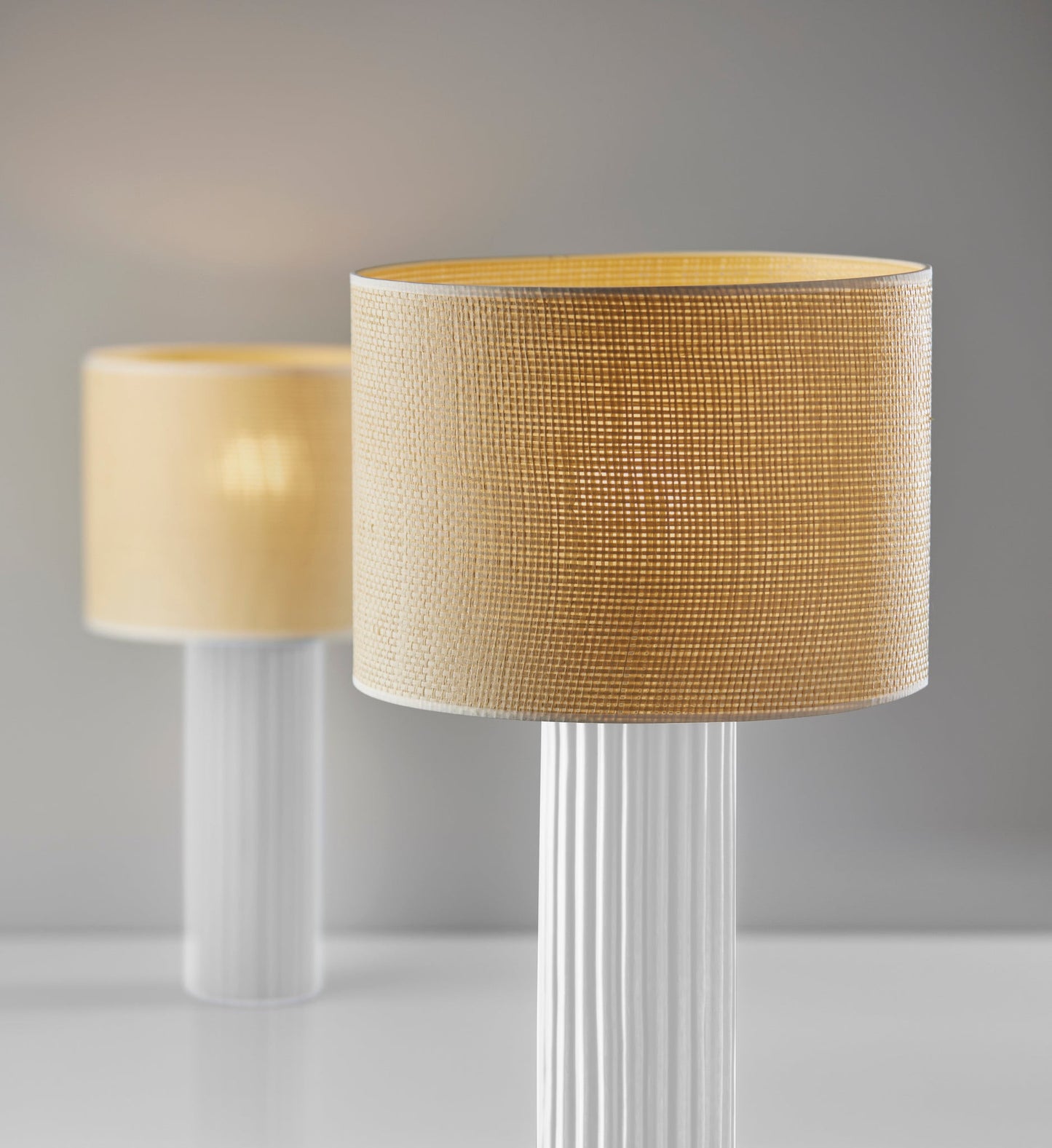 White Table Lamp w/ Shade