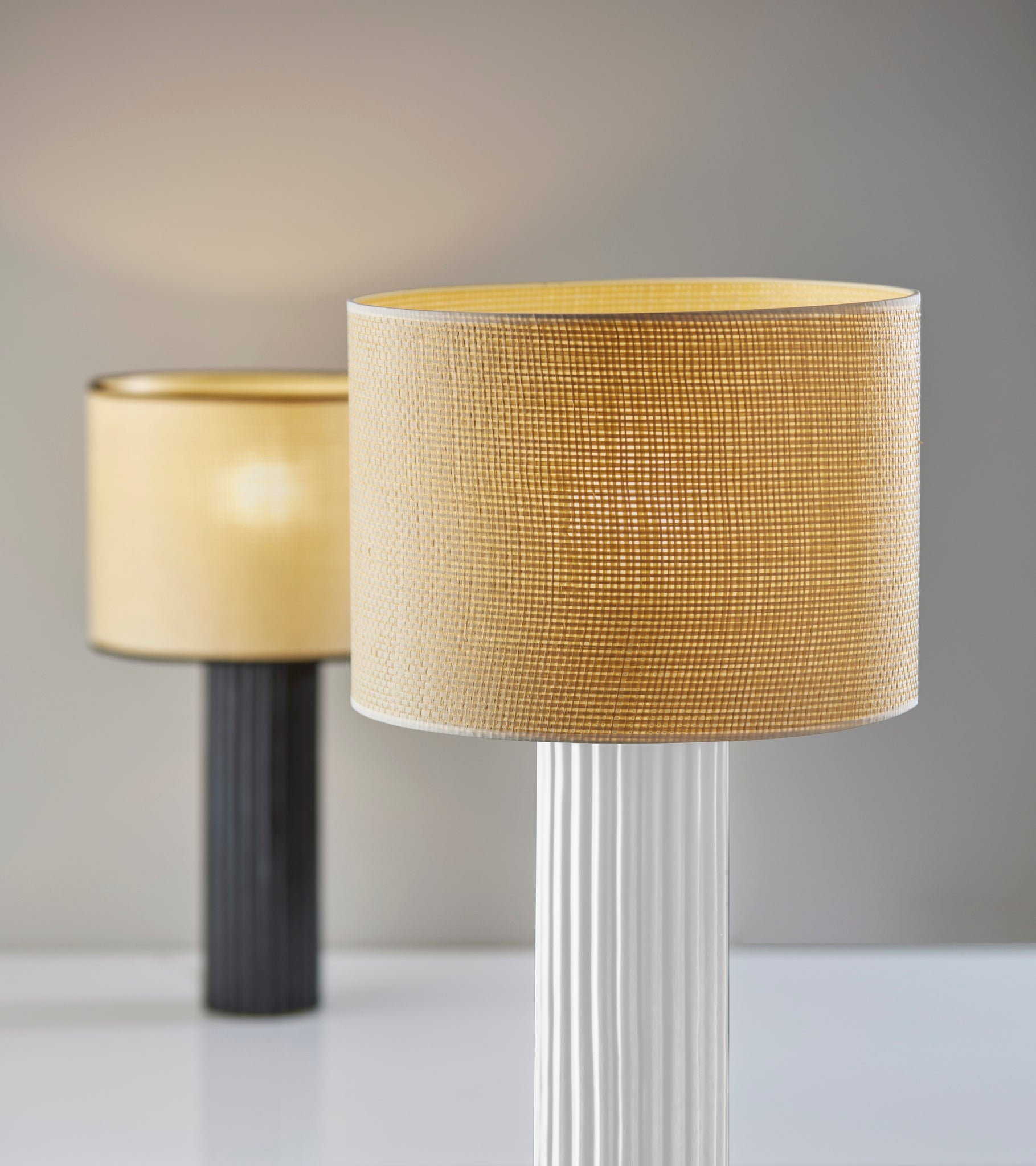 White Table Lamp w/ Shade