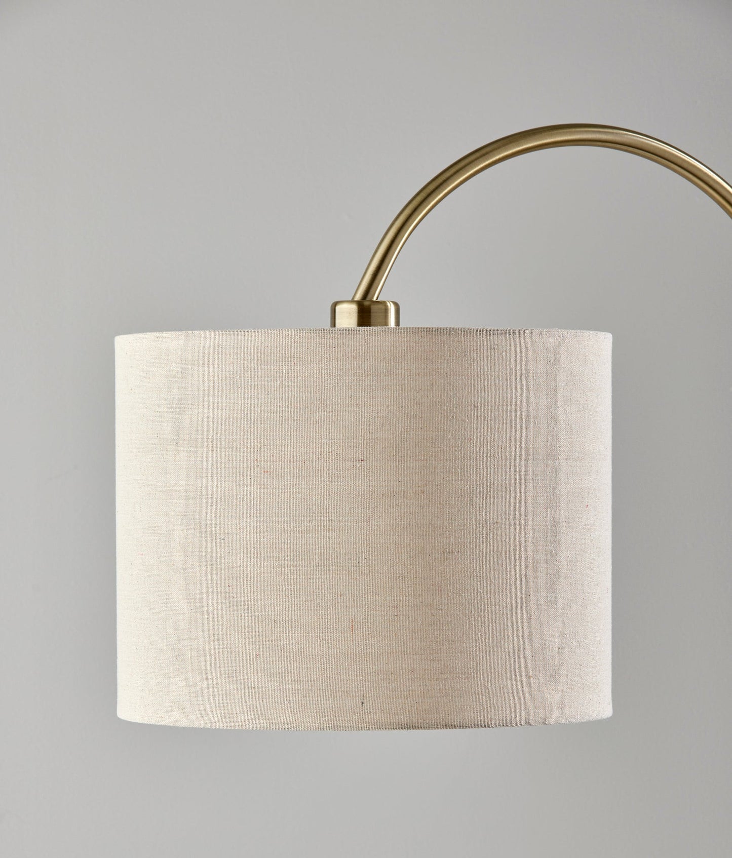 Antiqued Brass Adjustable Lamp w/ Shade