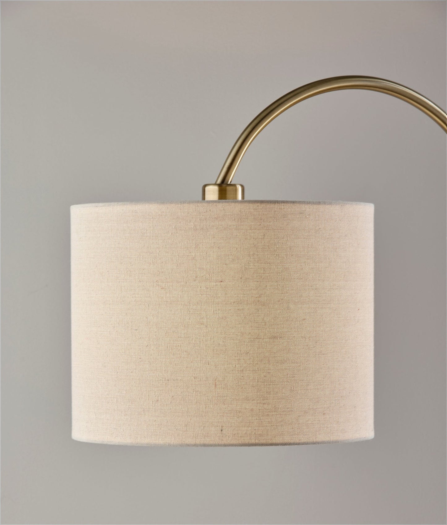 Antiqued Brass Adjustable Lamp w/ Shade