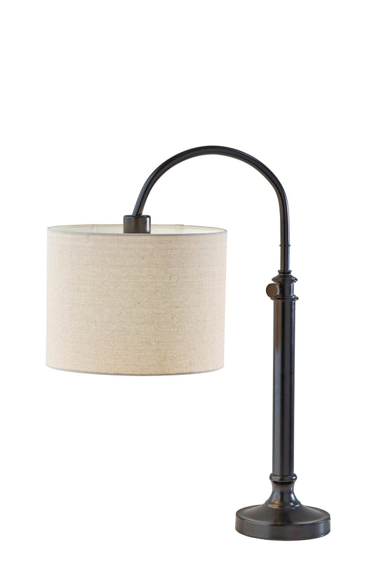 Black Adjustable Lamp w/ Shade