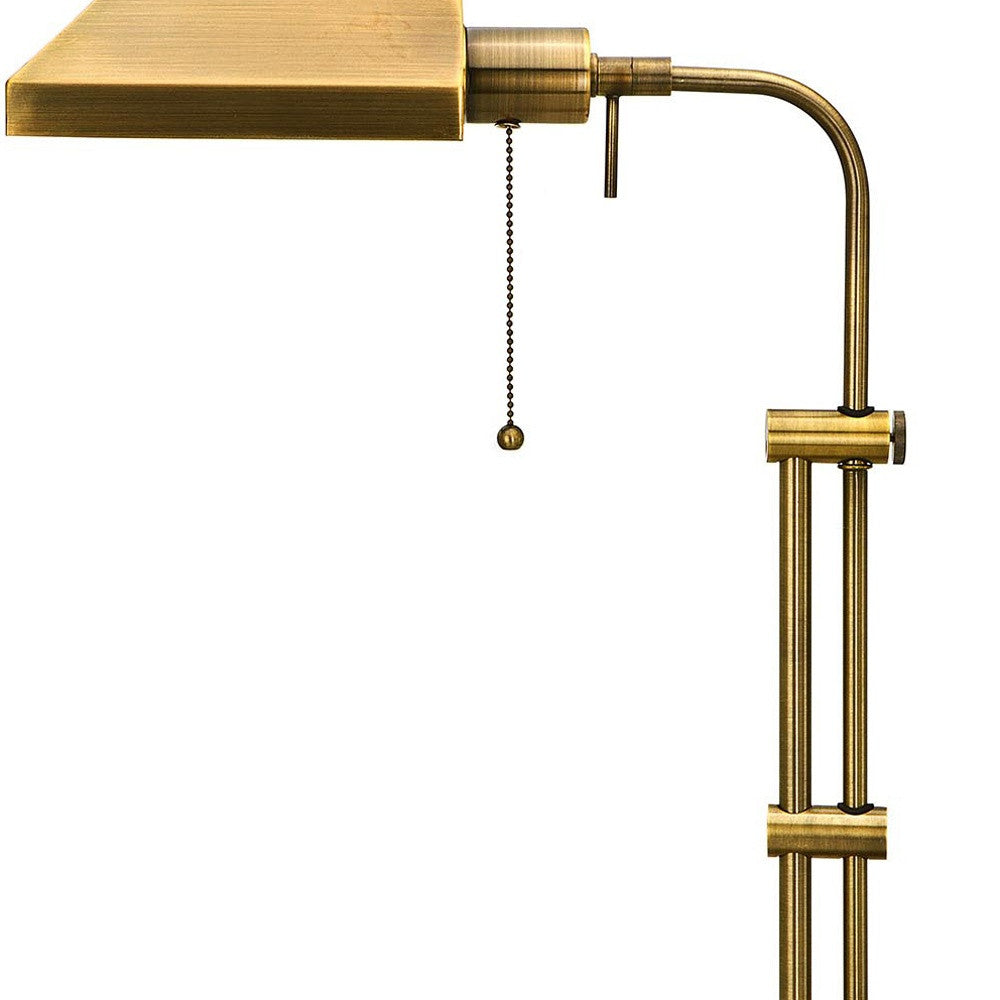 Bronze Adjustable Table Lamp w/ Shade