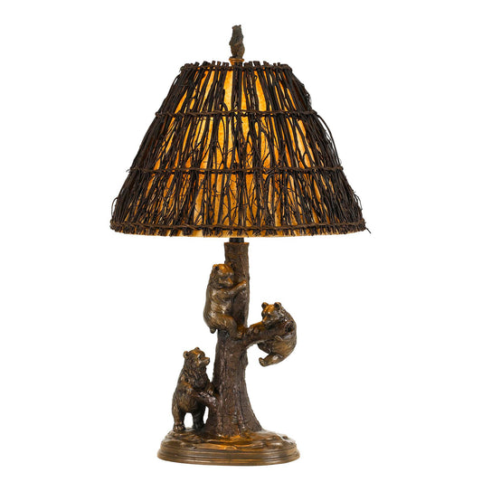 Bronze Table Lamp w/ Shade
