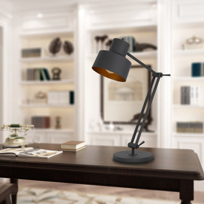 Black Adjustable Desk Table Lamp