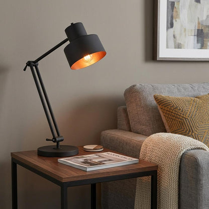 Black Adjustable Desk Table Lamp