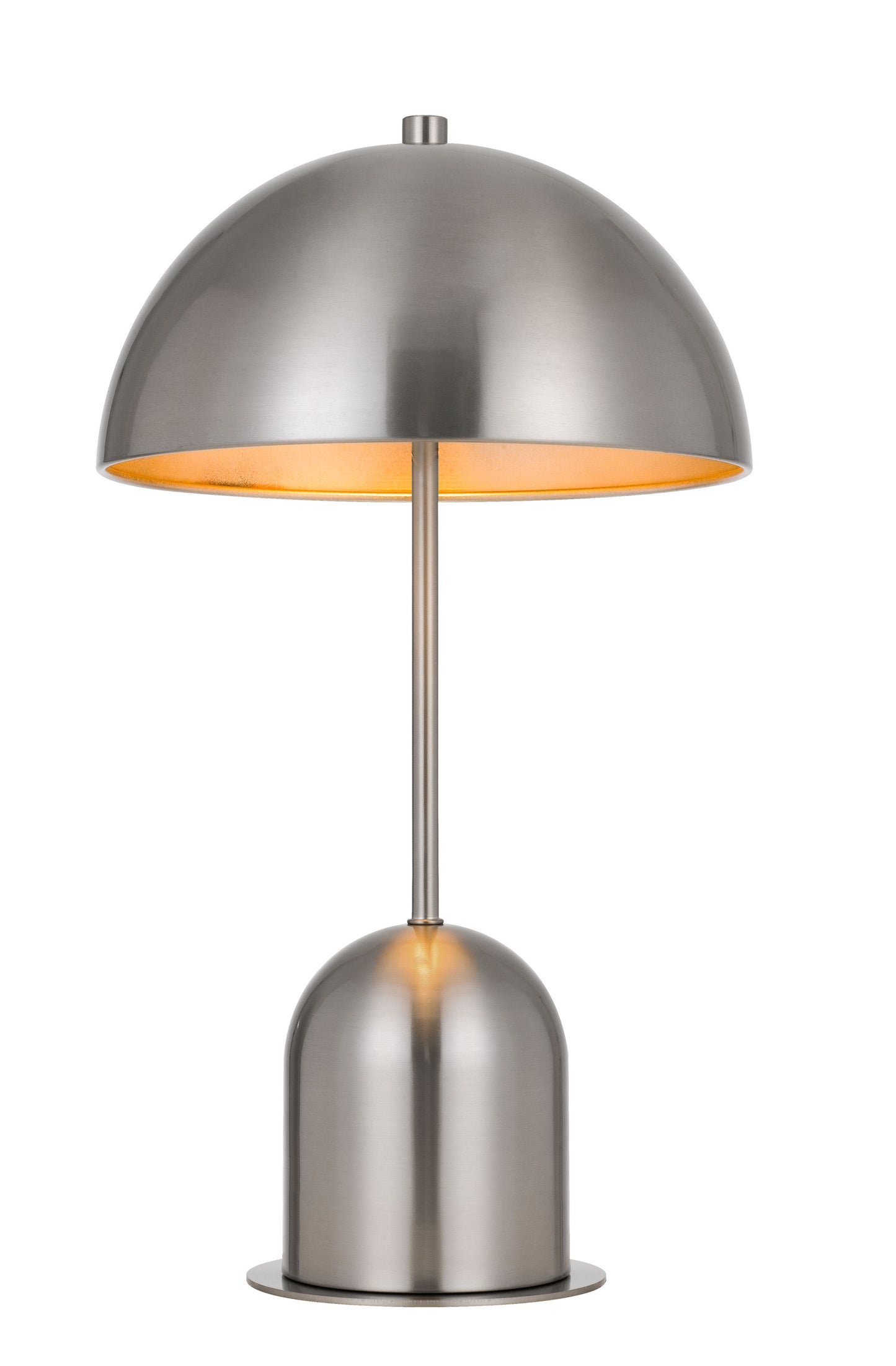 Nickel Desk Table Lamp w/ Shade