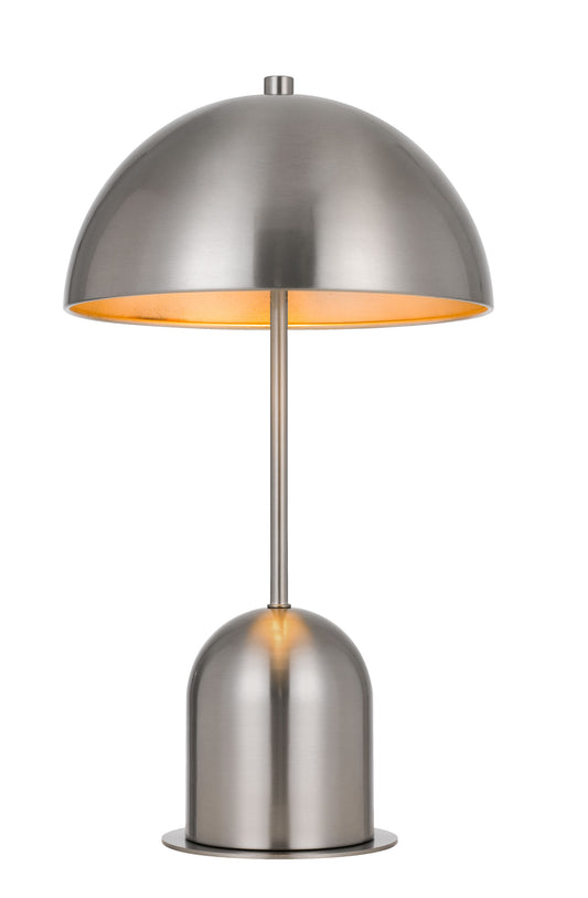 Nickel Desk Table Lamp w/ Shade