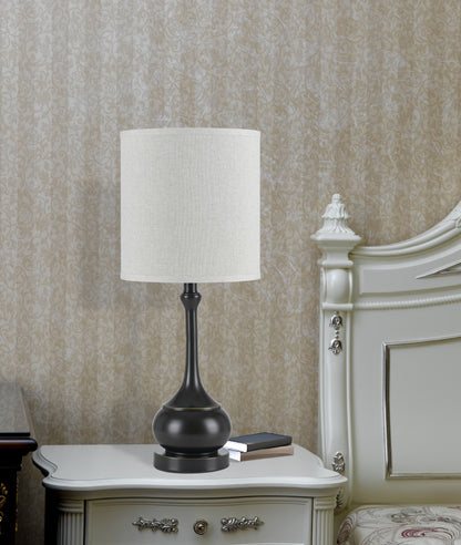 Bronze Table Lamp w/ Shade