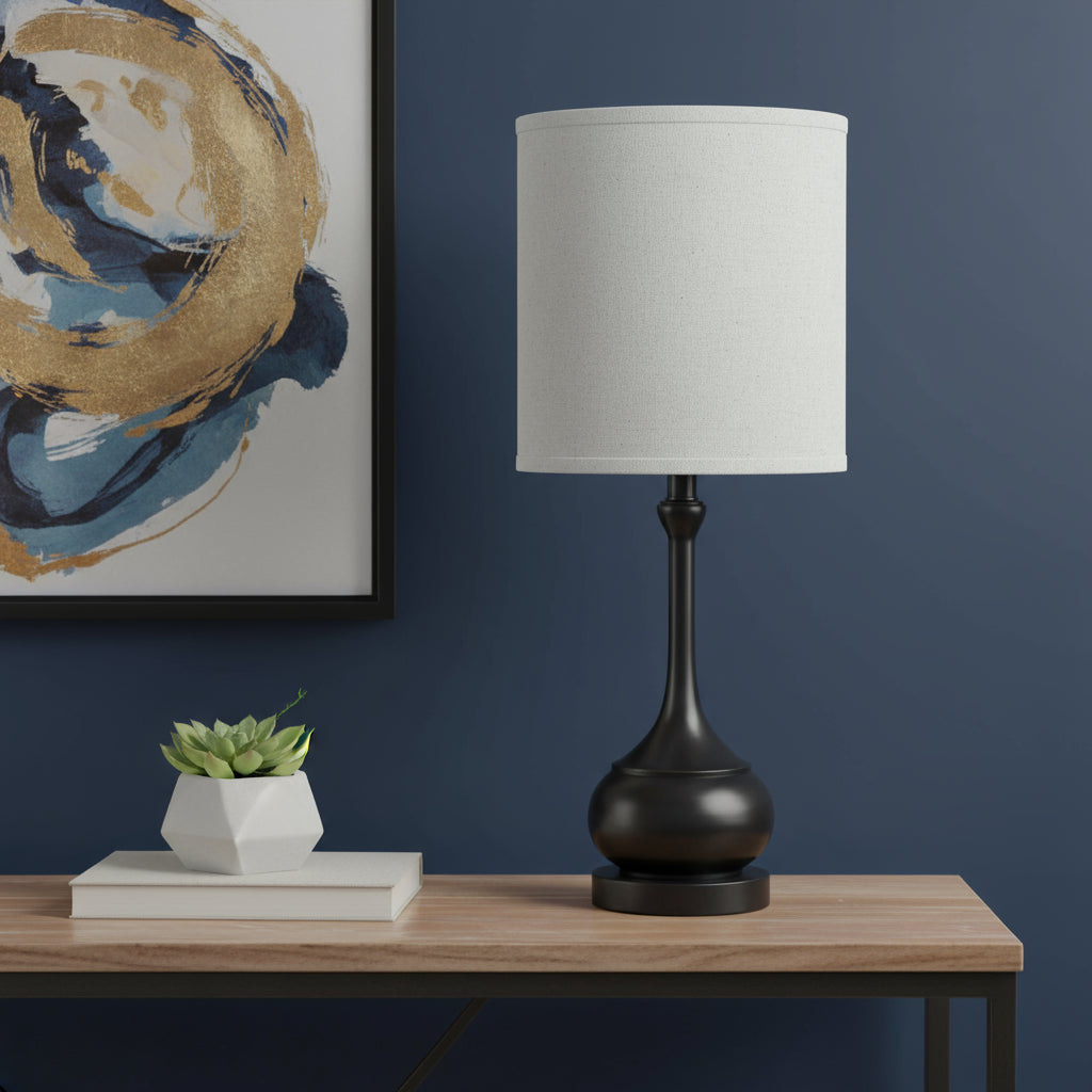 Bronze Table Lamp w/ Shade