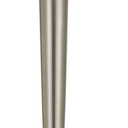 Nickel Table Lamp w/ Off Shade