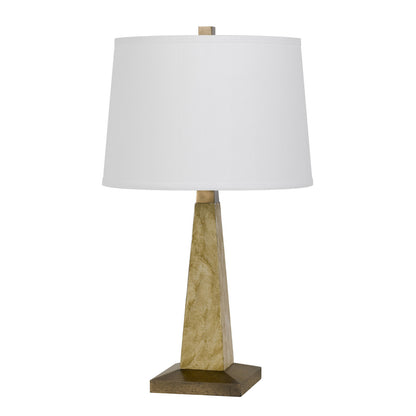 Brown Table Lamp w/ Off Shade