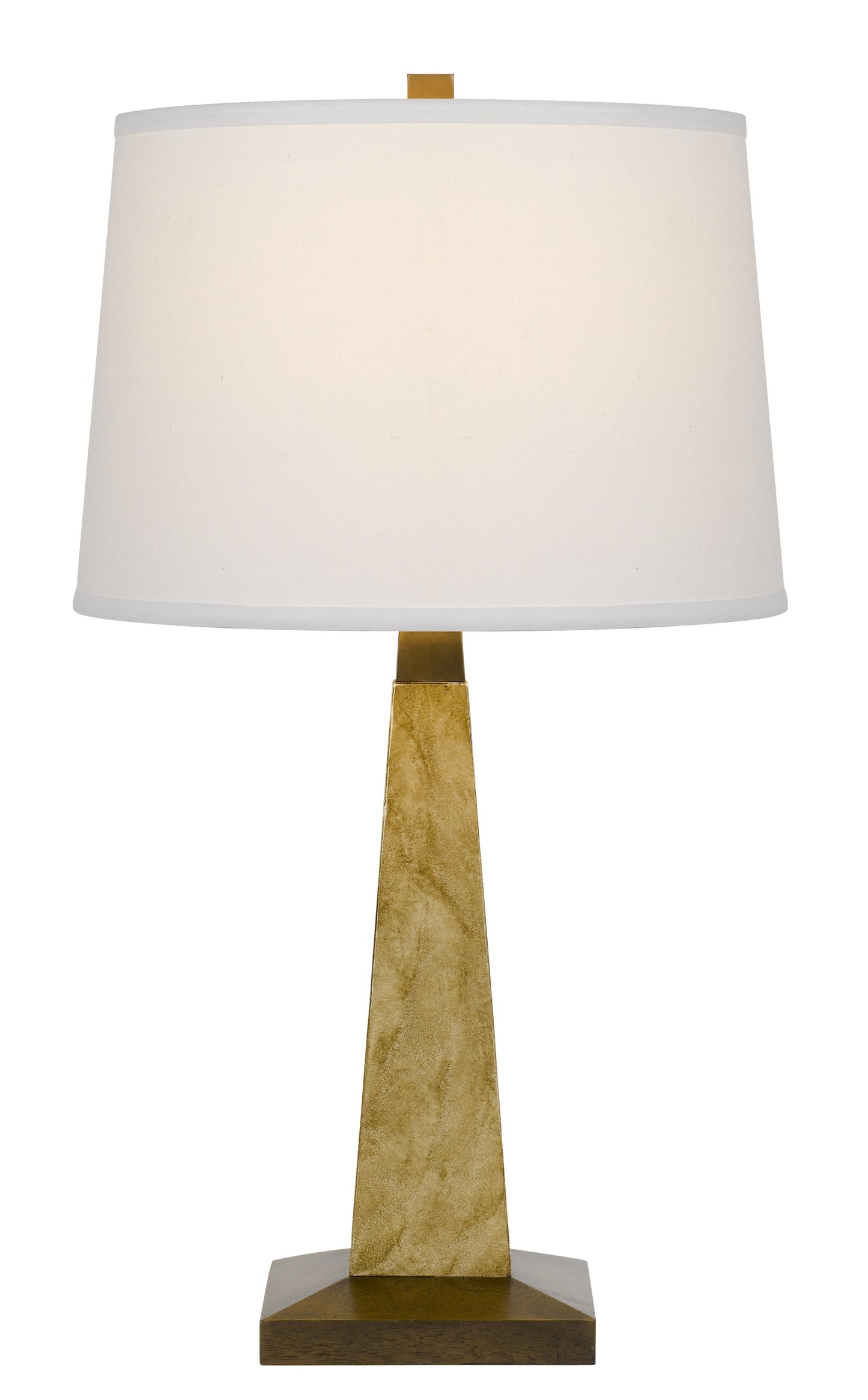 Brown Table Lamp w/ Off Shade