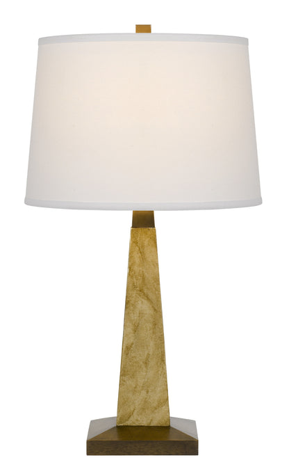 Brown Table Lamp w/ Off Shade