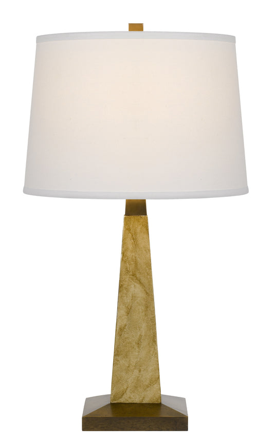 Brown Table Lamp w/ Off Shade